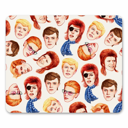 Fabulous Bowie - funny mouse mat by Helen Green