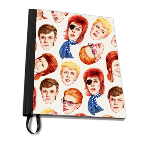 Fabulous Bowie - personalised A4, A5, A6 notebook by Helen Green