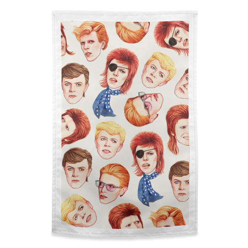 Fabulous Bowie - funny tea towel by Helen Green