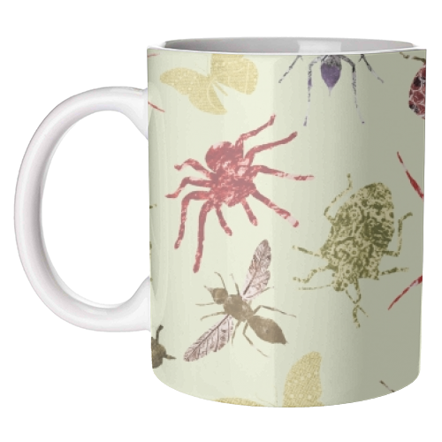 Insects - unique mug by Stag Prints