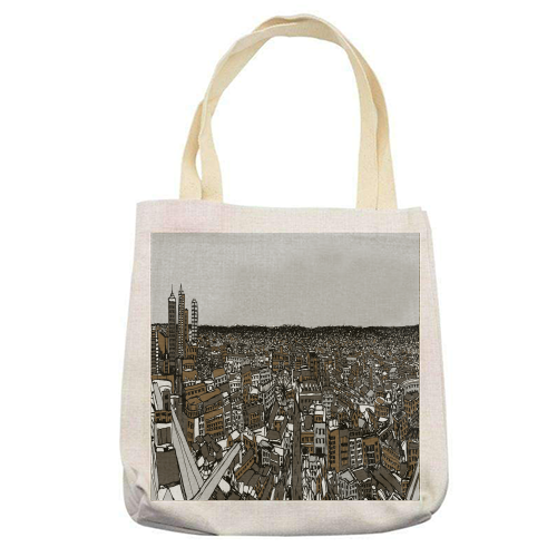 Leeds City - printed tote bag by Lucy Banks
