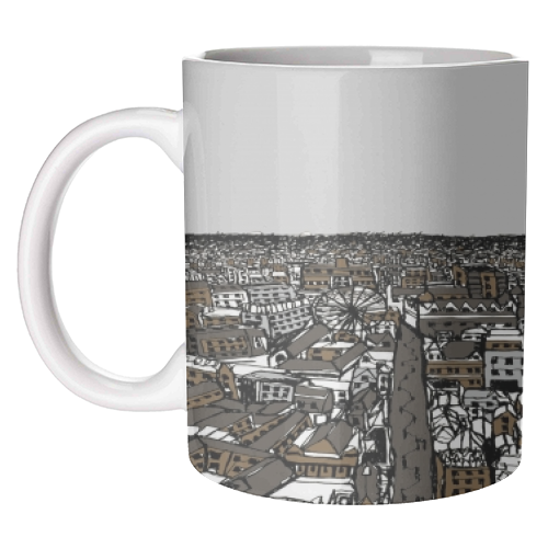 Leeds City - unique mug by Lucy Banks