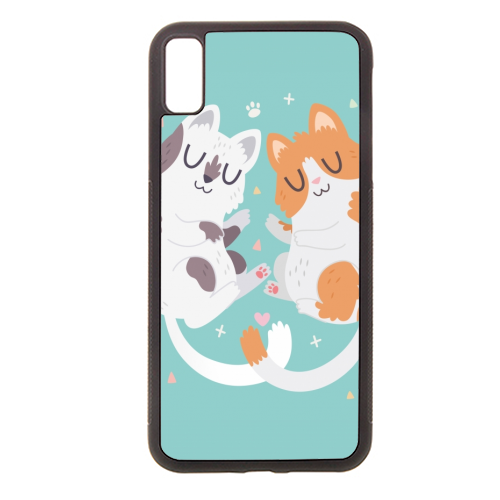 Kitty Cuddles - stylish phone case by Claire Stamper