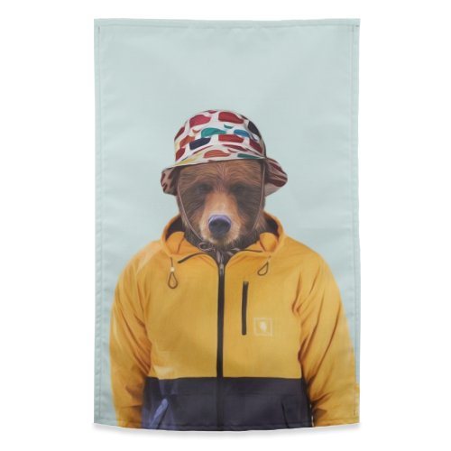 Polaroid n11 - funny tea towel by Francesca Miele