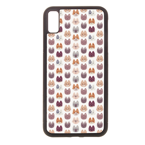 Kitty Cat Pattern - stylish phone case by Claire Stamper