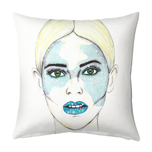 Starry Eyes - designed cushion by Kayleigh Pill