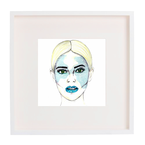 Starry Eyes - framed poster print by Kayleigh Pill