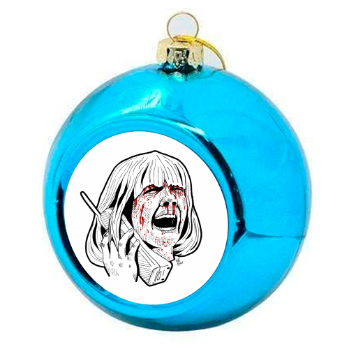CASEY - colourful christmas bauble by Mike Hazard