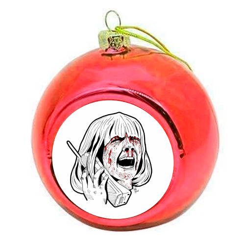 CASEY - colourful christmas bauble by Mike Hazard