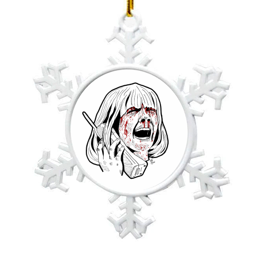 CASEY - snowflake decoration by Mike Hazard