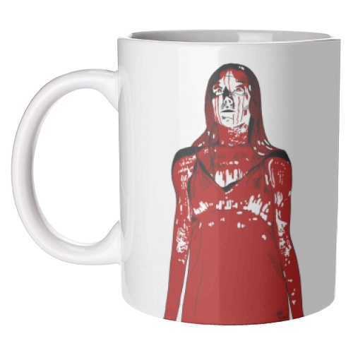 CARRIE - unique mug by Mike Hazard