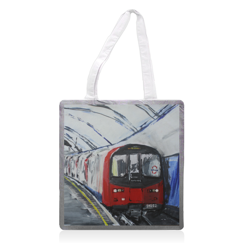 London Underground Mornington Crescent Northern Line - printed tote bag by James Jefferson Peart