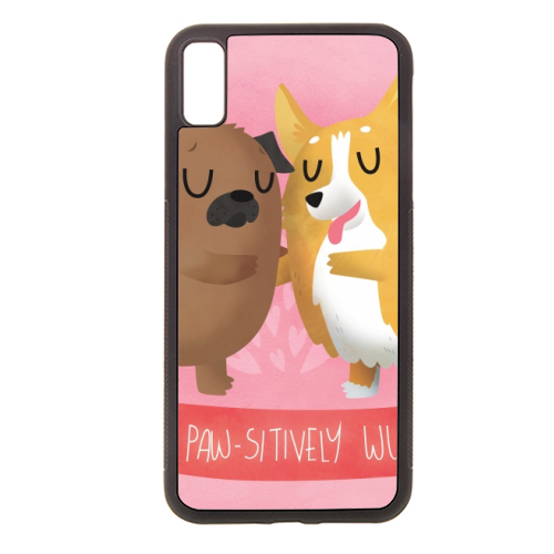 You\'re Positively Wuff-able - stylish phone case by Claire Stamper