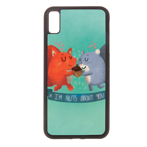 I\'m Nuts Without You - stylish phone case by Claire Stamper