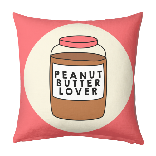 Peanut Butter Lover - designed cushion by Stephanie Komen