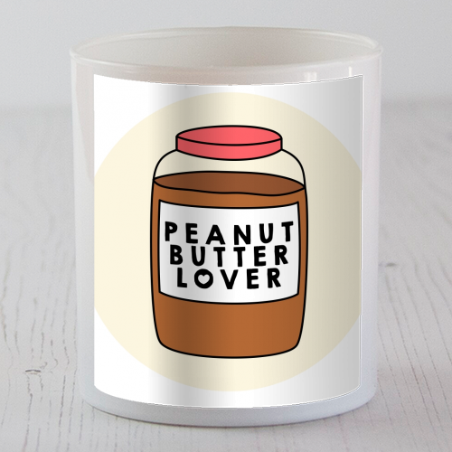 Peanut Butter Lover - scented candle by Stephanie Komen