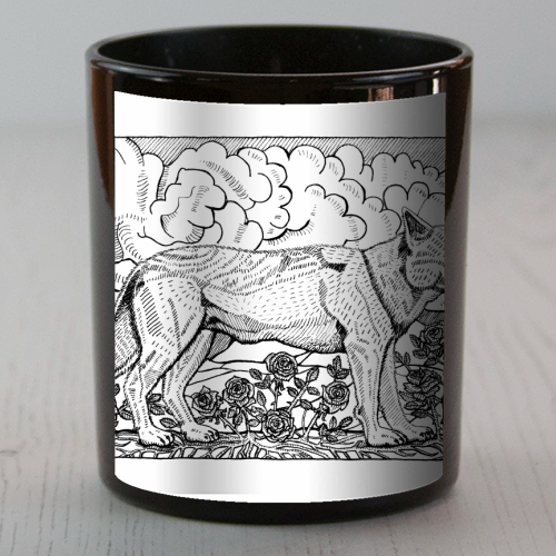Rose and Wolf - scented candle by Rosie Hendry