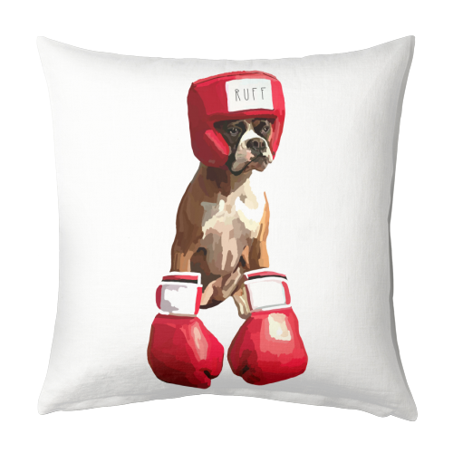 The Boxer - designed cushion by Hannah Hill