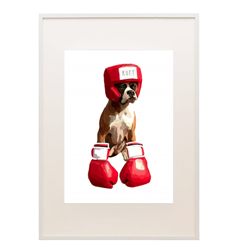 The Boxer - framed poster print by Hannah Hill