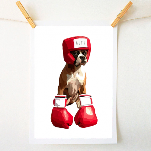 The Boxer - A1 - A4 art print by Hannah Hill