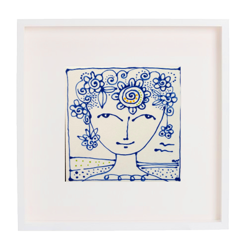 Flower Power - framed poster print by deborah Withey
