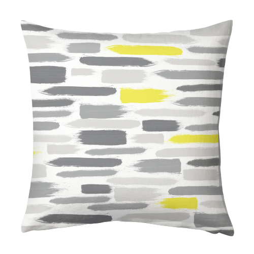 Brushstroke - designed cushion by Anna Hext