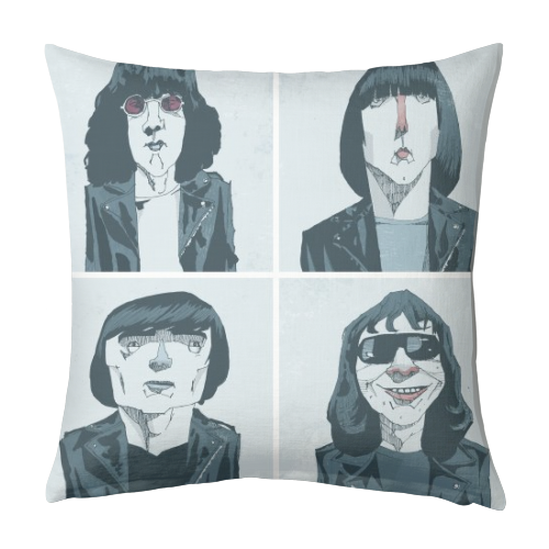 Ramones - designed cushion by Alexander Jackson