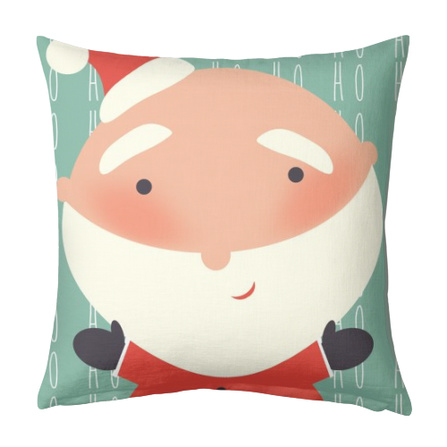 Santa - designed cushion by Faye Gollaglee