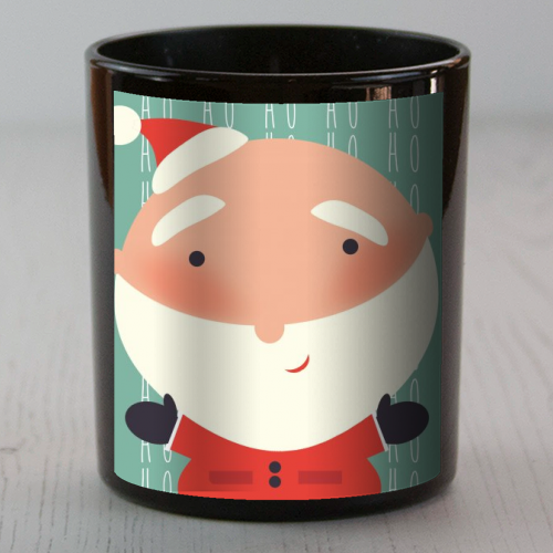 Santa - scented candle by Faye Gollaglee