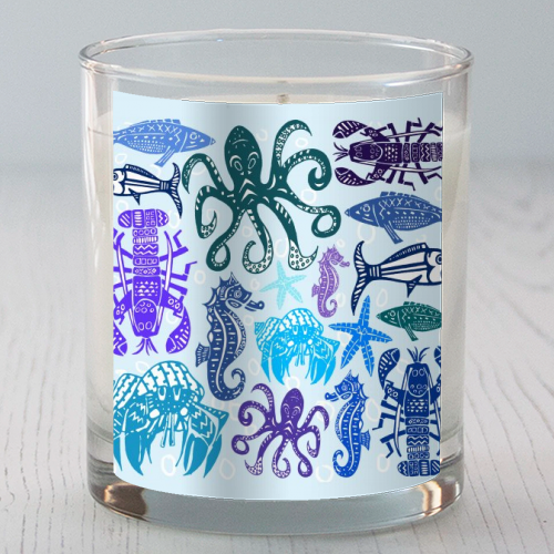 Meximals Under the Sea - scented candle by Claire Ferguson