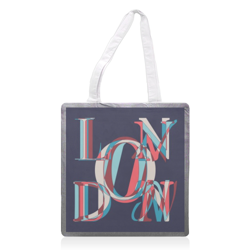 London - printed tote bag by Fimbis