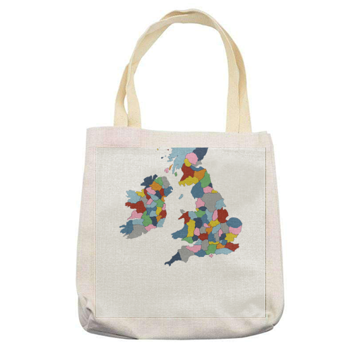 UK - printed tote bag by Emeline Tate