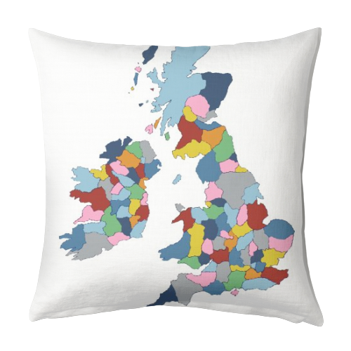 UK - designed cushion by Emeline Tate