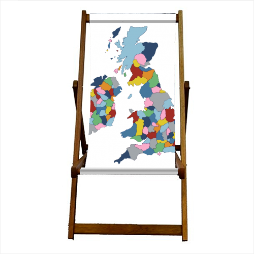 UK - canvas deck chair by Emeline Tate