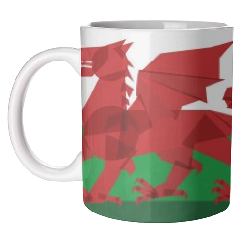 Wales - unique mug by Fimbis