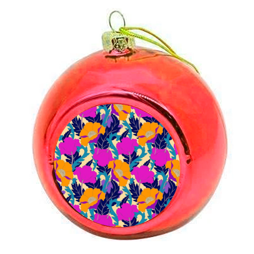 June - colourful christmas bauble by Aimee St Hill