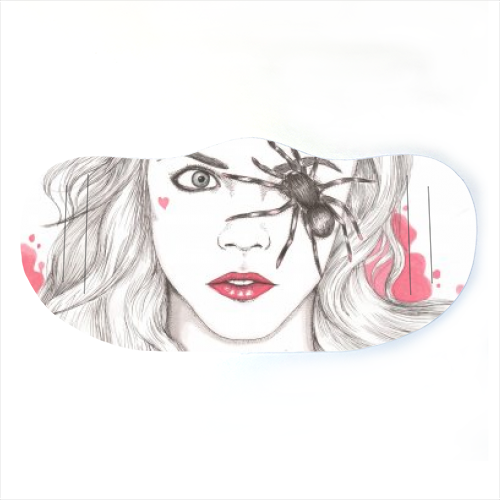 Miss Muffet - face cover mask by Hannah McIntyre