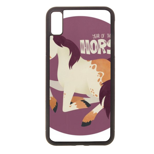 Year Of The Horse - stylish phone case by Claire Stamper