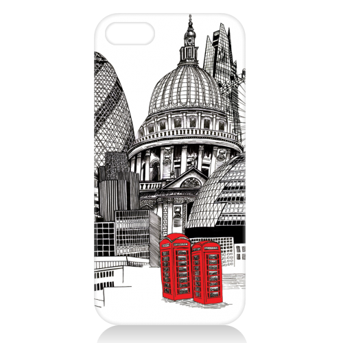 London Skyline - unique phone case by Katie Clement