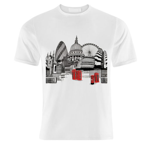 London Skyline - unique t shirt by Katie Clement