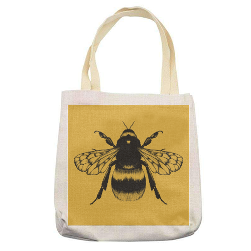 King Bee Spicy Mustard - printed tote bag by Eleanor Soper