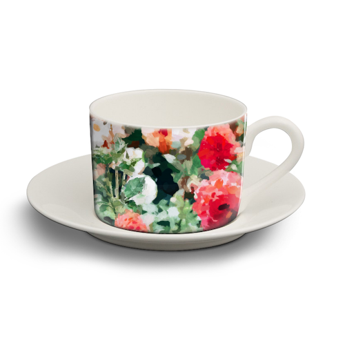 Meadow - personalised cup and saucer by Uma Prabhakar Gokhale