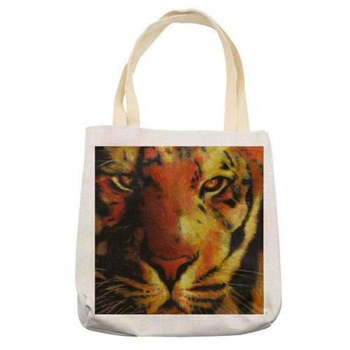Bengal Tiger - printed tote bag by Gareth Brown