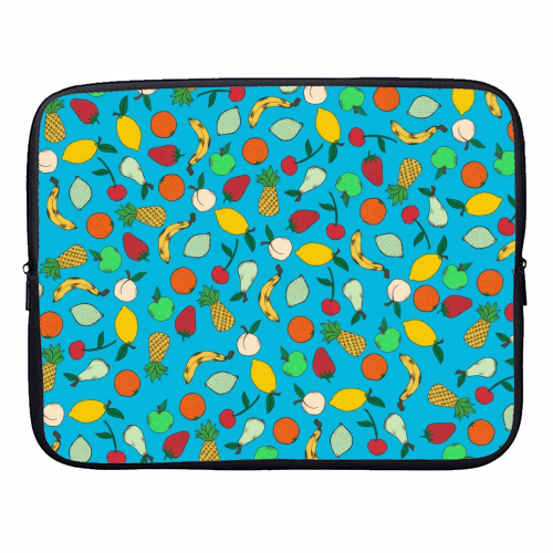 Fruit Salad - designer laptop sleeve by Yazmin Brooks