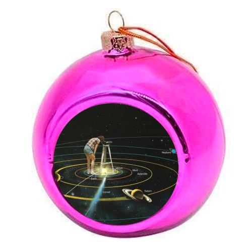 Explorer - colourful christmas bauble by Maya Land