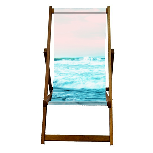 Sun. Sand. Sea. - canvas deck chair by Uma Prabhakar Gokhale