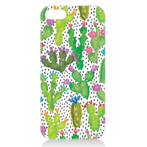 Desert Cactus - unique phone case by Colour Pop Prints