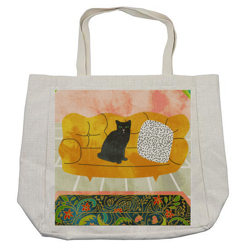 Meow - cool beach bag by Uma Prabhakar Gokhale