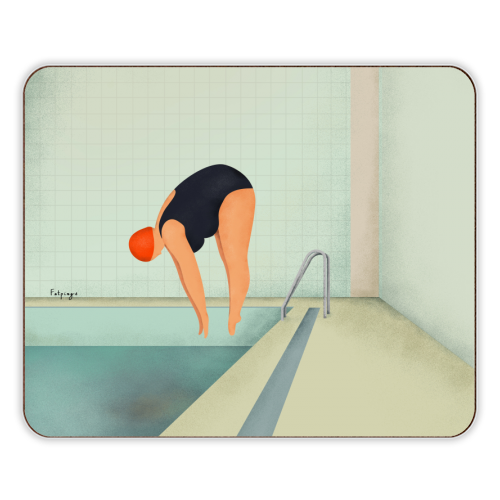 swimmers - designer placemat by Fatpings_studio