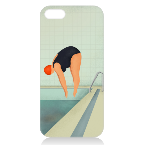 swimmers - unique phone case by Fatpings_studio